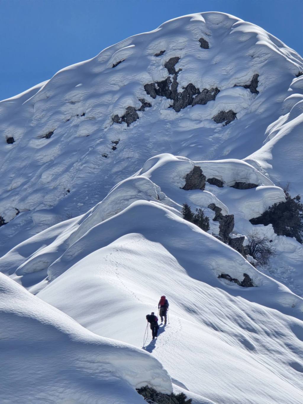 A Winter Ridge Above Khoja Obi&nbsp;Garm